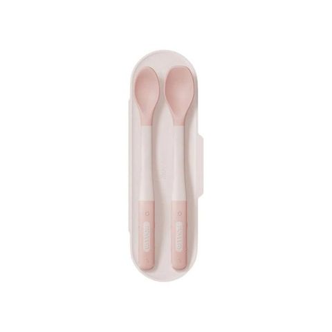 Thìa ăn dặm Moyuum Premium Silicone Baby Food Spoon - Blossom (2c)