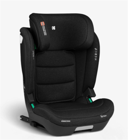 Ghế ngồi ô tô có isofix KikkaBoo i-Scout i-Size (màu đen)