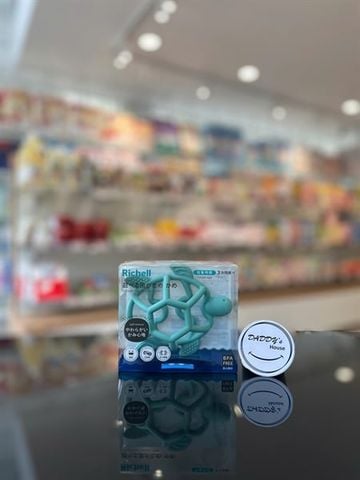 Gặm nướu silicone Richell hình rùa con (3th)