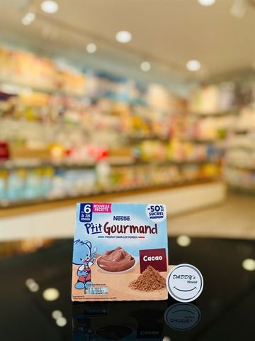 Váng sữa Nestle Gourmand - Cacao - 6th (4x100g)