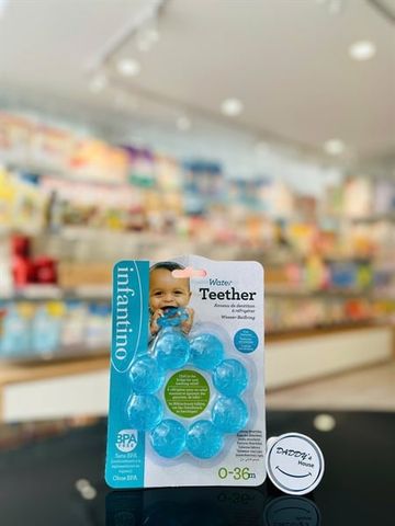 Gặm nướu nước - Water Teether Infatino - Màu xanh dương (0 - 36th)