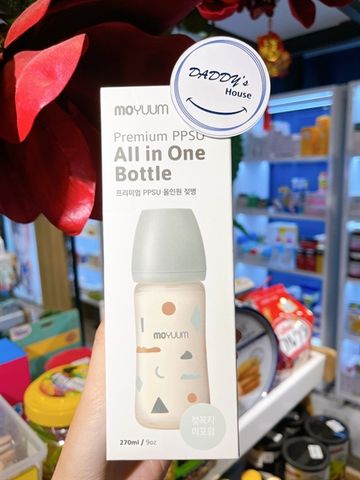 Bình sữa Moyuum PPSU - không kèm núm Edition - NĐ (270ml)