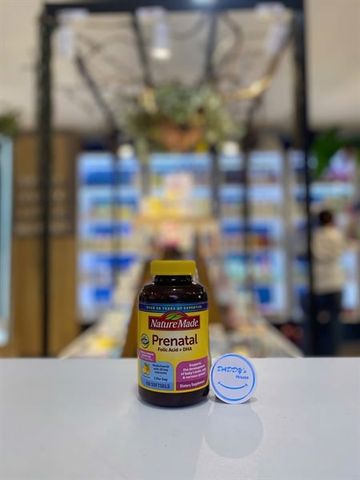 Viên uống vitamin Mẹ bầu Nature Made Prenatal Folic + DHA - NĐ (150v)