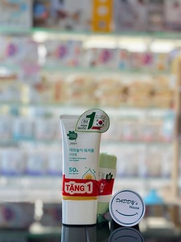 Kem Chống Nắng cho bé Green Finger Wasable SPF 50+ PA++++ (80ml)