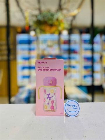Bình tập uống Moyuum PPSU All in One Touch Straw Cup - Rolly Pop (270ml)