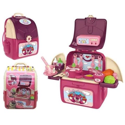 Đồ chơi nhà bếp dáng balo gấu dâu Disney Toy Story (3y)