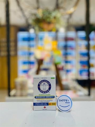 Siro bổ sung Omega - 3 BioAmicus - Vị cam (30ml)