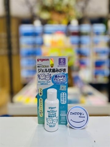 Kem đánh răng Pigeon vị tự nhiên 6 tháng (40ml)
