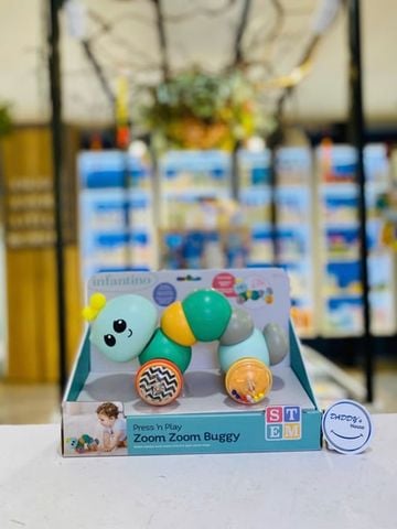 Đồ chơi chú sâu nhún Zoom Zoom Buggy Infantino (9th)