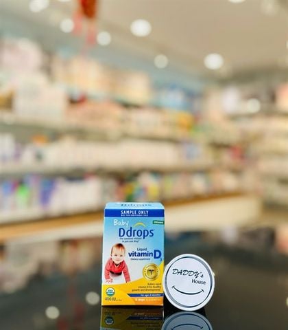 Vitamin D3 Baby Ddrops® 400IU Organic USA - NK (15 giọt)
