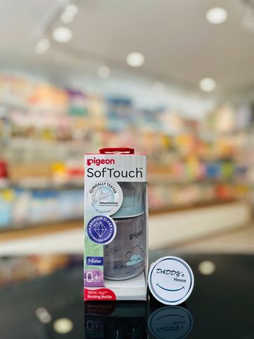 Bình sữa Pigeon T-Ester họa tiết mây (160ml)