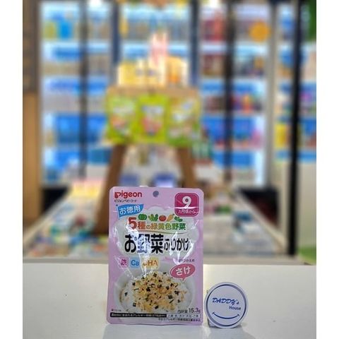 Gia vị rắc Pigeon cá hồi & rau củ 9th (15.3g)