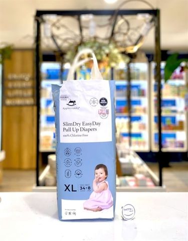Tã quần ban ngày Applecrumby size XL34+8 (12 - 18kg)