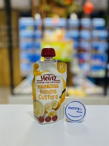 Váng sữa Heinz, kem chuối hương Vani 6th - Aus (120g)