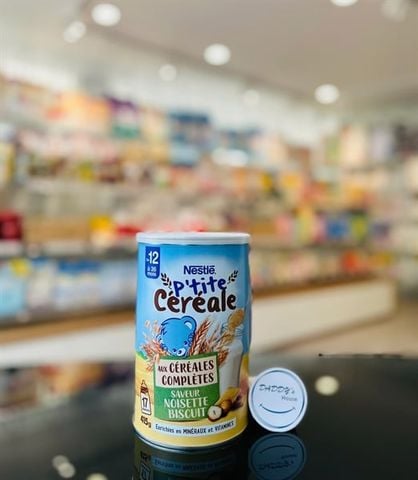 Bột lắc Nestle Ptite Cereale 8 loại ngũ cốc, bánh quy - 12th - NĐ (415g)