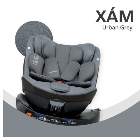 Ghế ngồi ô tô Unilove Travio - Urban Grey (0-12 tuổi)
