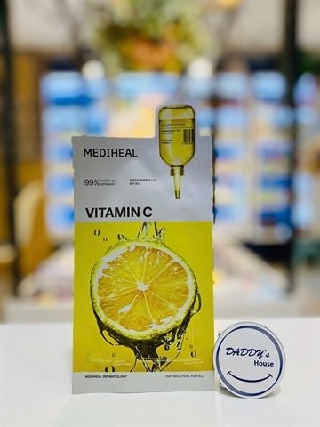 Mặt nạ làm sáng da, cải thiện vết thâm Mediheal Vitamin C - NĐ (1 miếng)