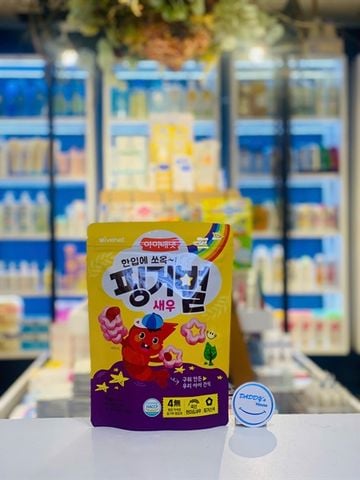 Bánh gạo lức hình ngôi sao Ivenet vị tôm 1 tuổi (30g)