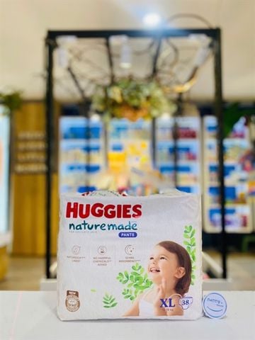 Tã quần Huggies Nature Made size XL 38 miếng (12-18kg)