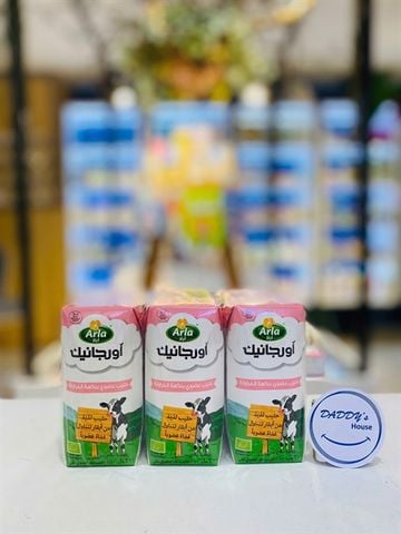 Sữa nước Arla Organic Dâu - NK lốc (6hộp x 200ml)