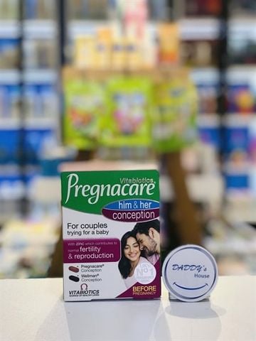 Vitamin bổ sung dinh dưỡng Pregnacare Him & Her Conception - NĐ (60v)