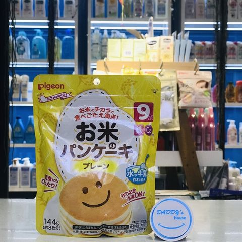 Bột Pigeon Pancake làm bánh, Original Rice từ 9 tháng - NĐ (144g)
