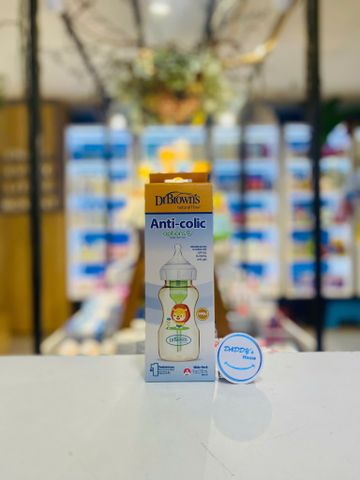 Bình sữa Dr Brown's Option Plus nhựa PPSU - Sư tử (270ml)