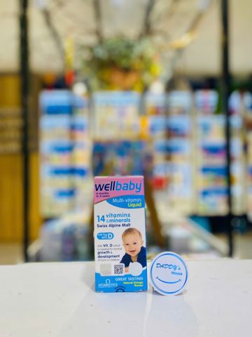 Siro Multivitamin Liquid Wellbaby từ 6 tháng (150ml)
