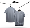 Áo pickleball Zocker Signature - Cổ tròn - Xám