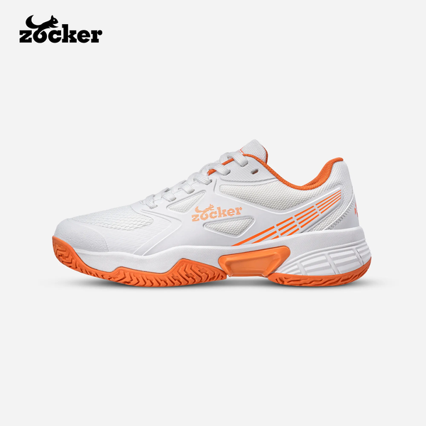 Giày Pickleball Zocker Aspire Speed Trắng/Cam