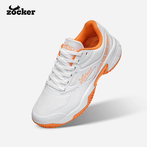 Giày Pickleball Zocker Aspire Speed Trắng/Cam