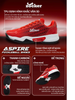 Giày Pickleball Zocker Aspire Red