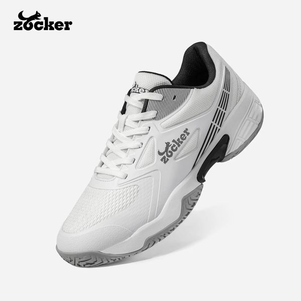 Giày Pickleball Zocker Aspire Speed Trắng/Xám