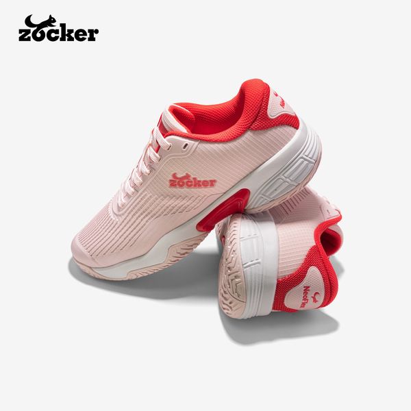 Giày Pickleball Zocker NeoFlex Hồng/Đỏ