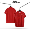 Áo pickleball Zocker Power One - Cổ tròn - Đỏ