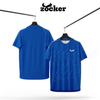 Áo pickleball Zocker Power One - Cổ tròn - Xanh dương