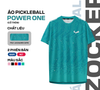 Áo pickleball Zocker Power One - Cổ tròn - Xanh ngọc