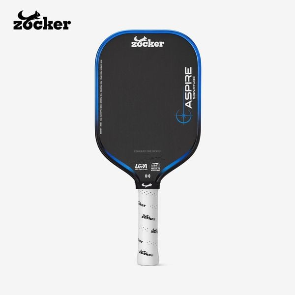 Vợt Pickleball Zocker Aspire Signature - Xanh dương