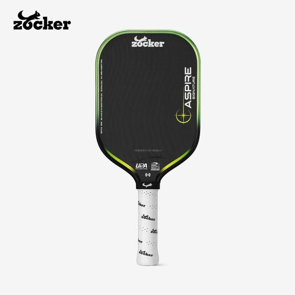 Vợt Pickleball Zocker Aspire Signature - Xanh lá