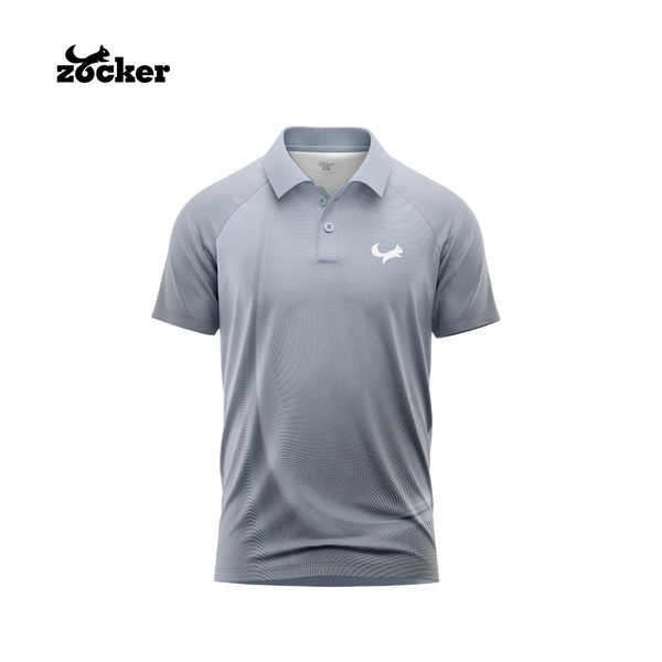 Áo pickleball Zocker Signature - Polo - Xám