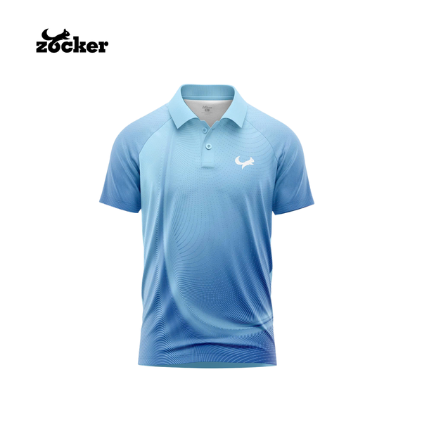 Áo pickleball Zocker Signature - Polo - Xanh dương