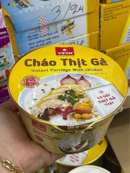GR.NO-Mì. Instant Porridge With Chicken Vifon 70g