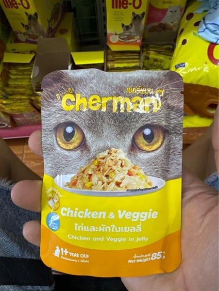 PET-Thú cưng. Chicken & Veggie Pate Cherman 85g
