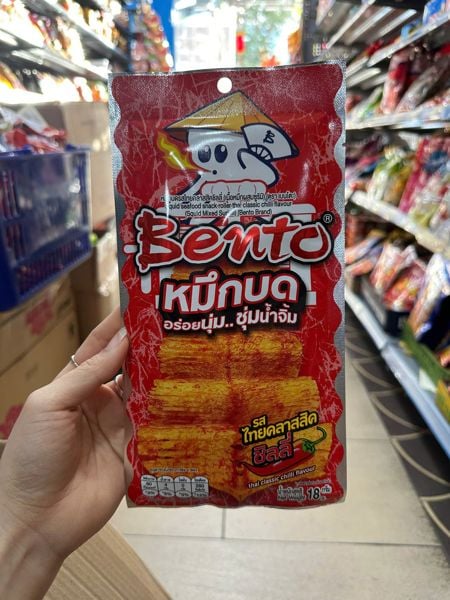 SN- Original Thai Chili Flavored Flattened Squid Seafood Snack Bento 18g