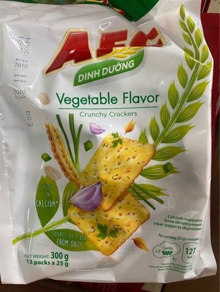 SN.PC-Bánh. Young Rice Flavor Crackers AFC 109g