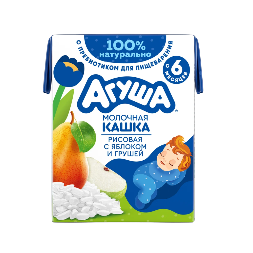 DA.M.N-Sữa. Nighttime Rice And Milk Apple Pear Agusha 200ml