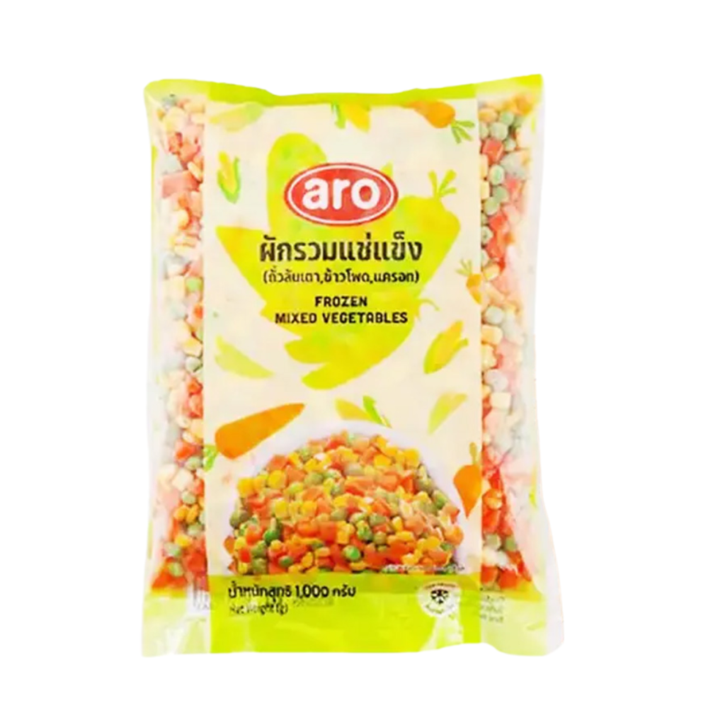 VEF-Rau củ ĐL. Frozen Mixed Vegetables Aro 1kg ecp
