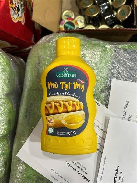 SS- American Mustard Sauce Golden Farm 500g