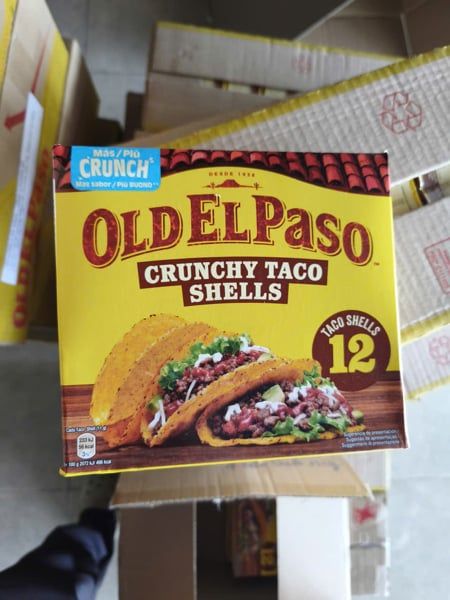 MW-Vỏ bánh. Crunchy Taco Shells Corn Old El Paso 156g