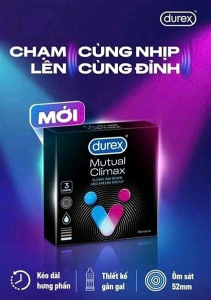 PU-Tiêu dùng. Durex Mutual Climax 3S